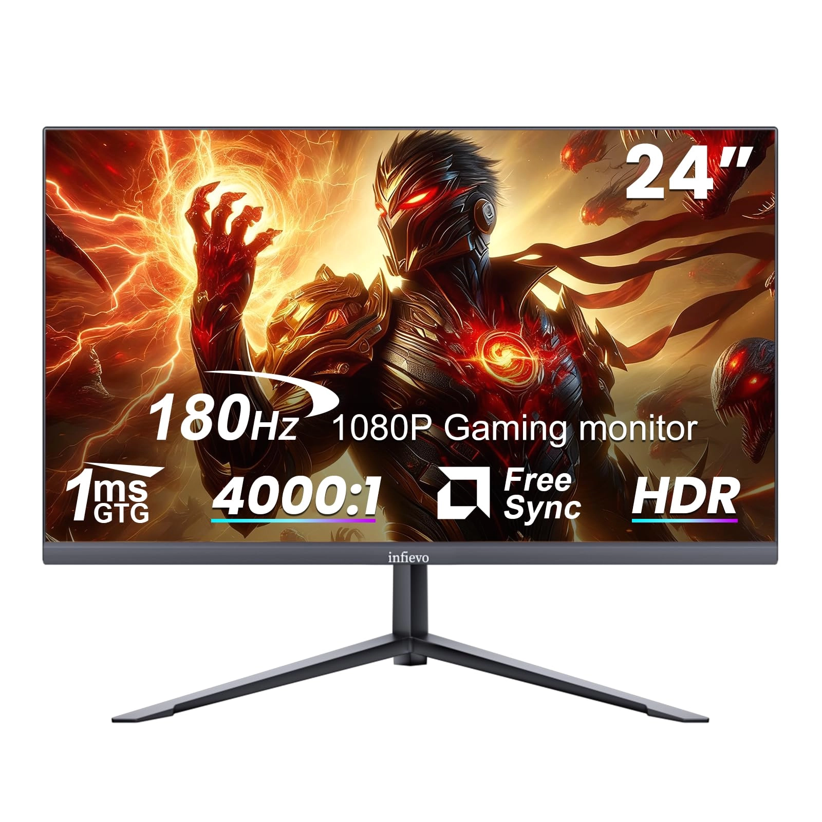 INFIEVO Gaming Monitor - 24 Inch 1920x1080