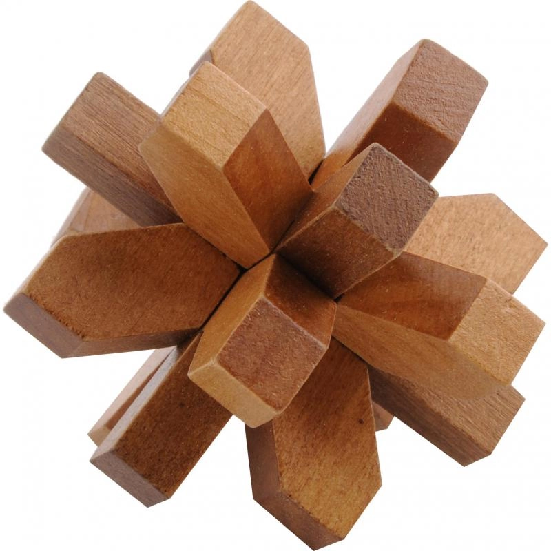 X 3 Lock 3D Wooden Puzzle (MT68555)