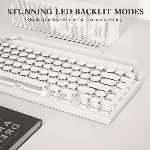 Retro Typewriter Mechanical - EN Wired/Wireless