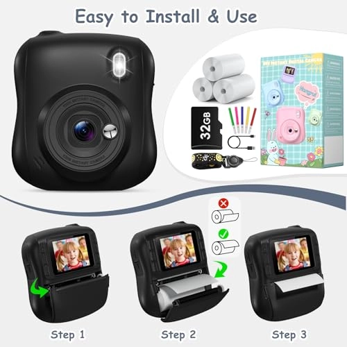 Kids Camera Instant Print - 32GB 14MP 1080P