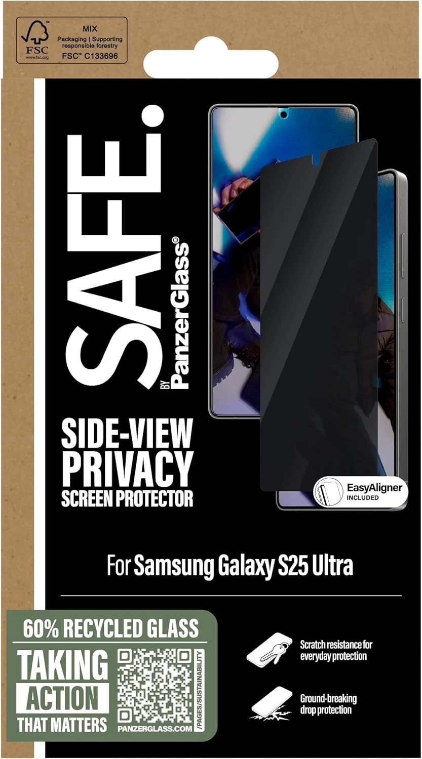 Privacy Screen Protector Samsung Galaxy S25 Ultra - Edge-to-Edge Anti-Glare