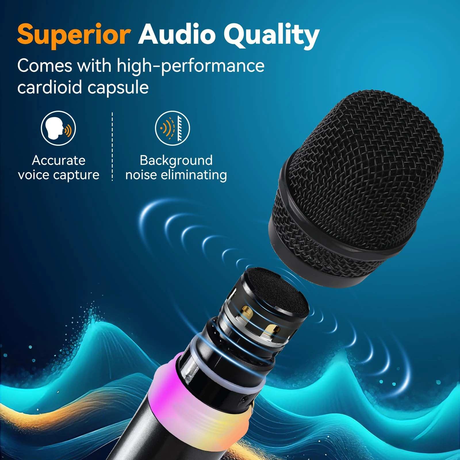 wireless handhold microphone - 2x 2.4GHz
