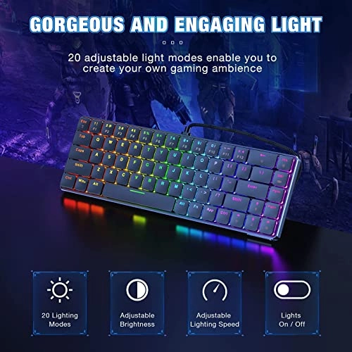 Wireless RGB Mechanical Keyboard - Wired/Wireless