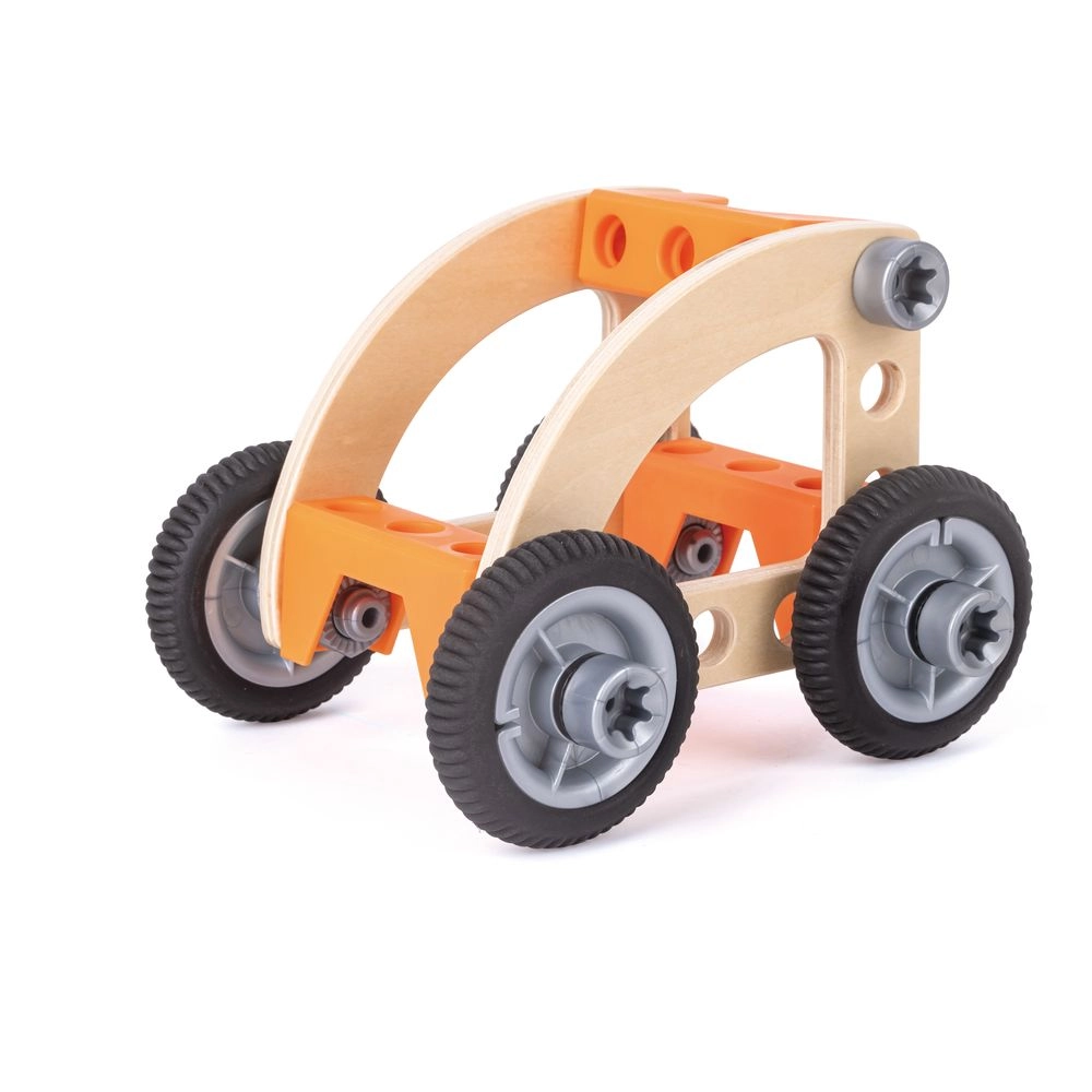 Build 'n' Drive Wooden Car Set - 37pcs