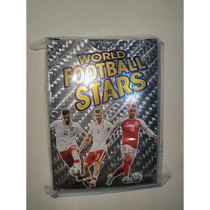 World Football Stars Trading Cards - 55 Card Silver