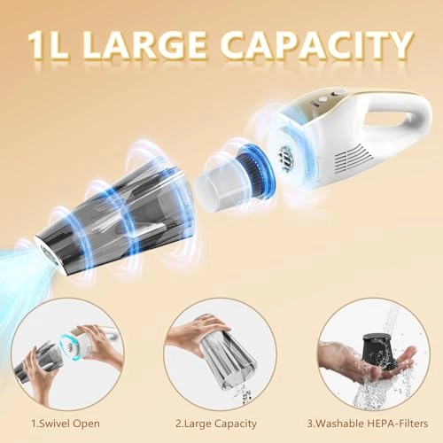 Handheld Vacuum Cleaner - 7500mAh