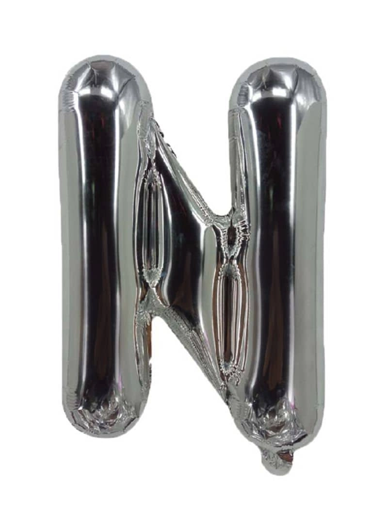 N Letter Shape Foil Balloon
