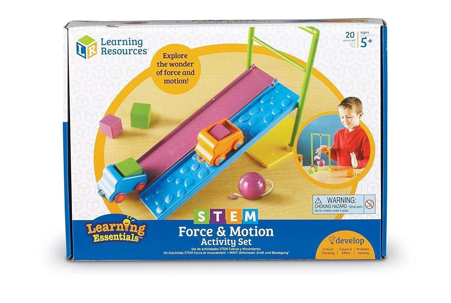 Learning Resources STEM Force and Motion Activity Set - 5+ 20 pieces