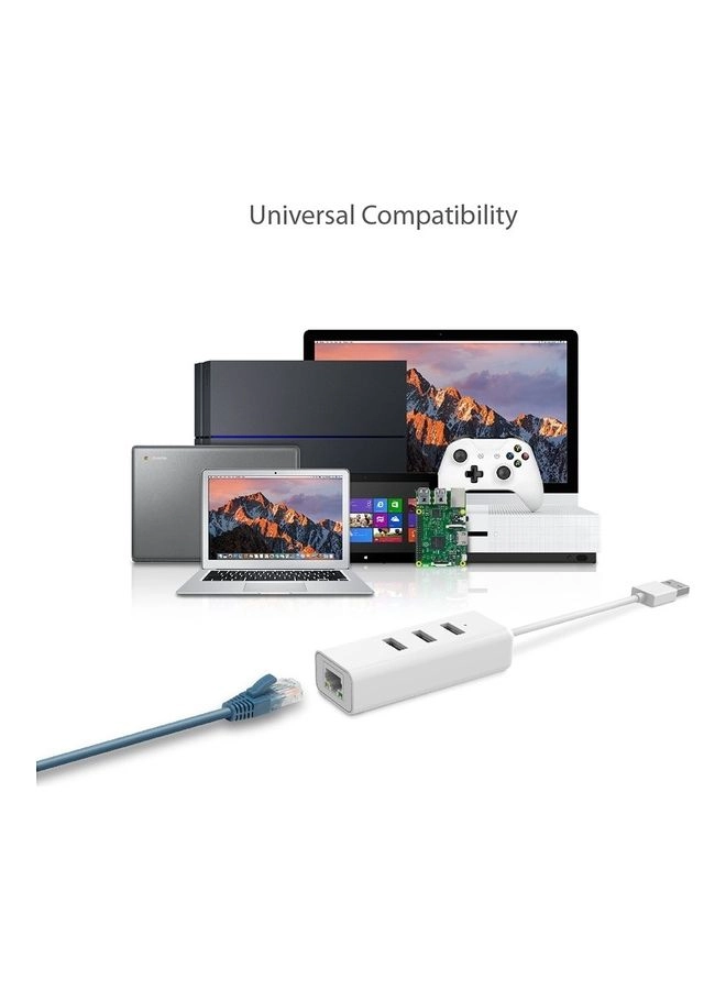 UE330 - USB 3.0 3-Port Hub Gigabit Ethernet Adapter