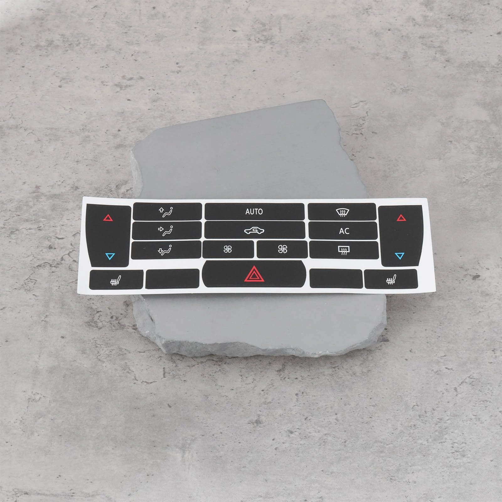 AC Control Button Stickers - SAAB 9-3 2003 to 2007