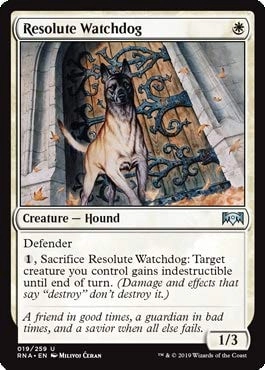 Magic: the Gathering Resolute Watchdog - Ravnica Allegiance