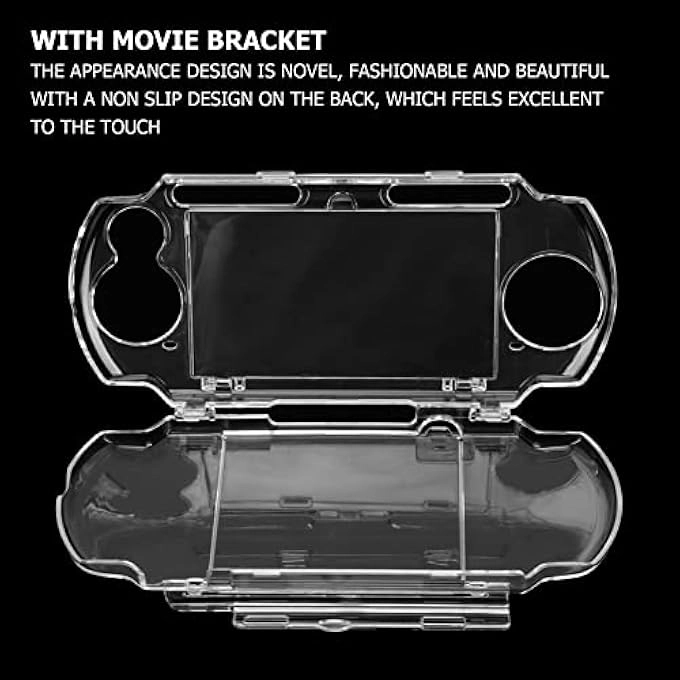 PSP 2000 3000 - Clear Hard Cover with Film Holder