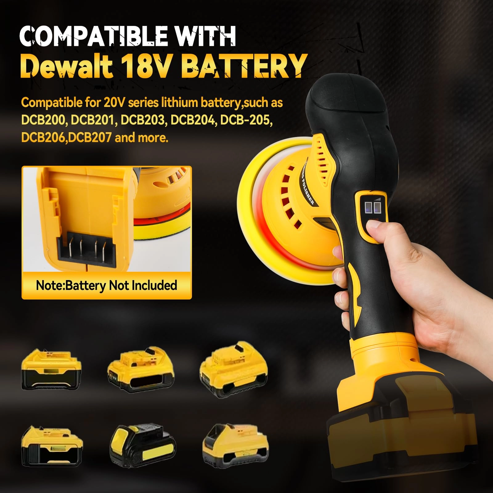 Car Buffer Polisher - 6 Inch