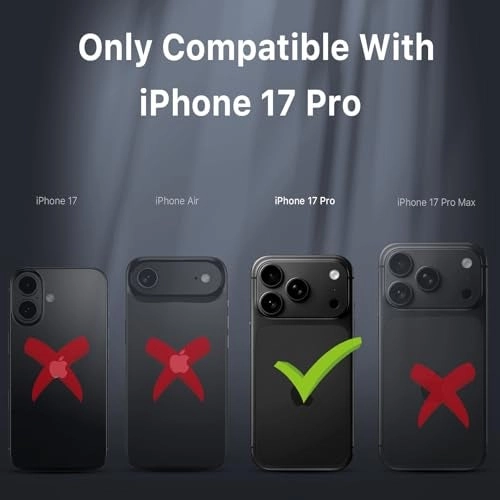 iPhone 17 Pro Case Belt Clip Holster with MagSafe for iPhone 17 Pro