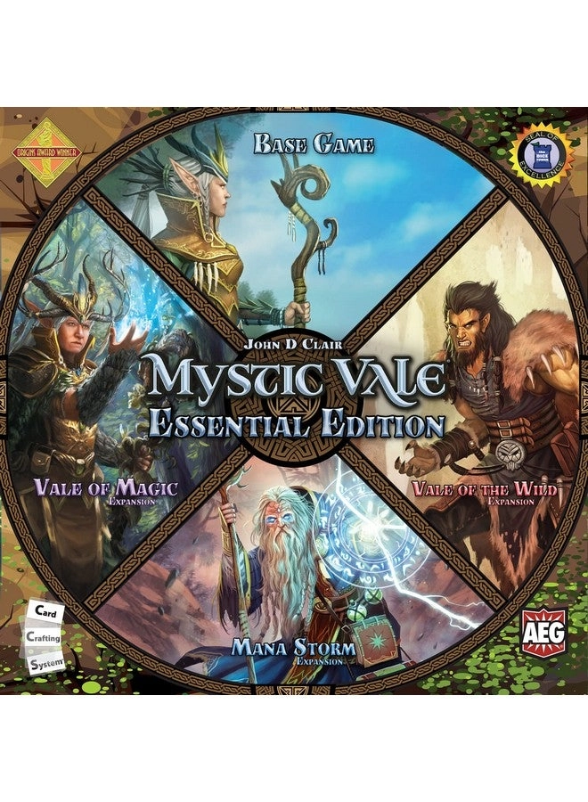 Mystic Vale: Essential Edition + Vale of Magic + Vale of The Wild + Mana Storm - Fantasy Card-Crafting Game