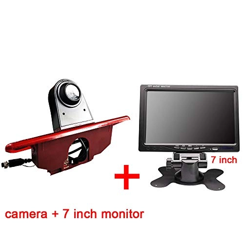 Brake Light Reversing Camera + Rear View Mirror Monitor - Night vision 628 x 586 pixels