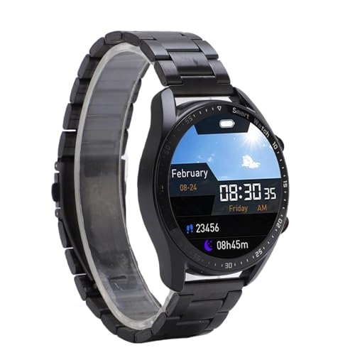 Smartwatch Round Metal