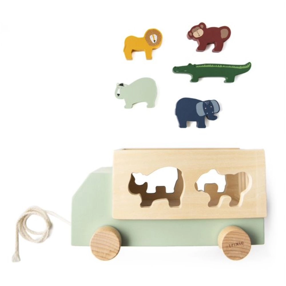Wooden Animal Truck - Suitable for 18 months & above