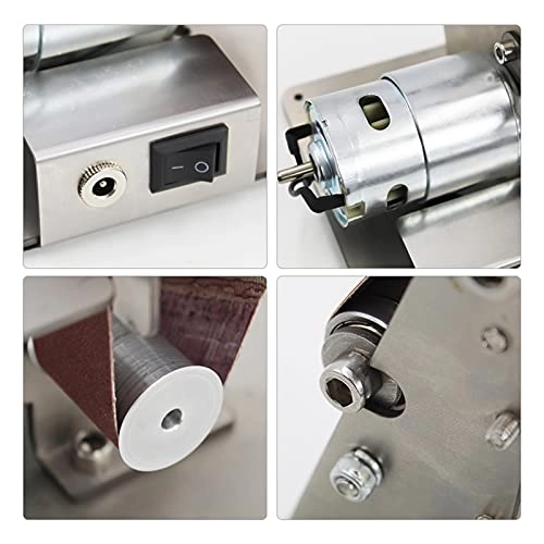 Electric Mini Vertical Belt Sander - 96W 220V Fixed-Angle Sharpener