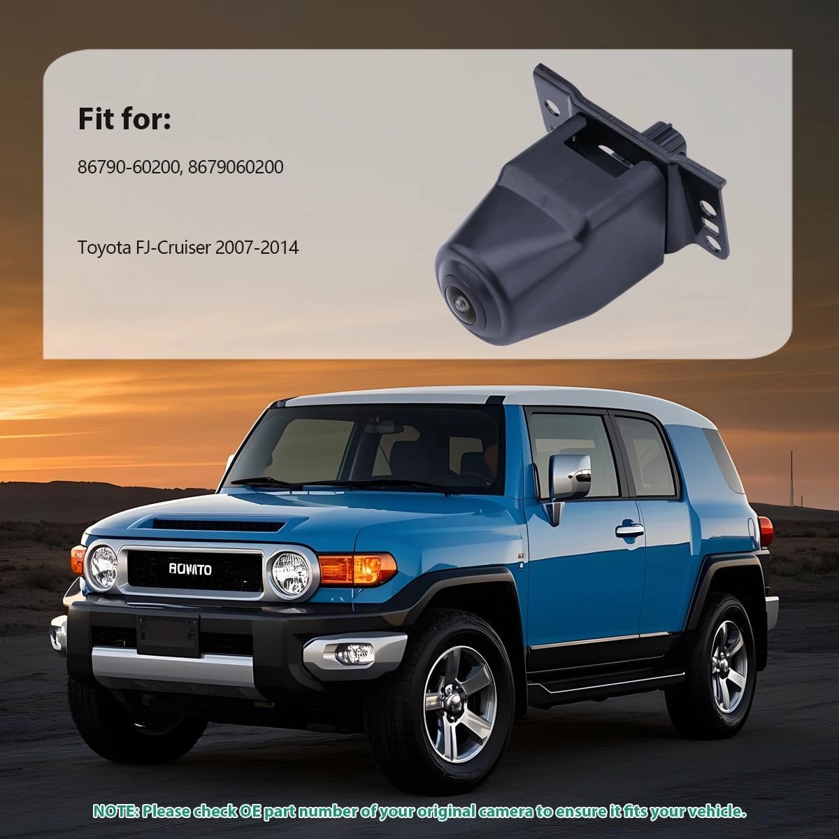 Front View Camera - 86790-60200 IP68