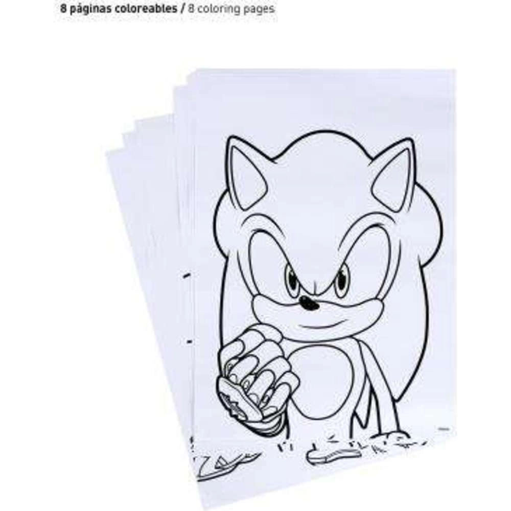 Colorable Stationery - Sonic Prime - 16 Pc