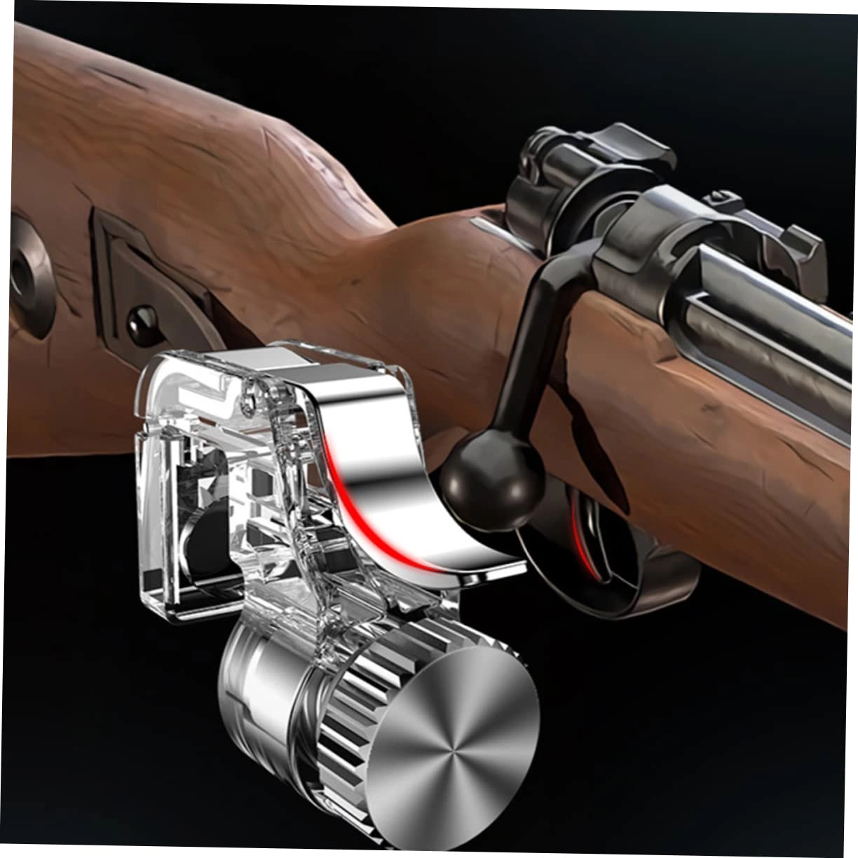 phone game trigger - 1 Pair Transparent