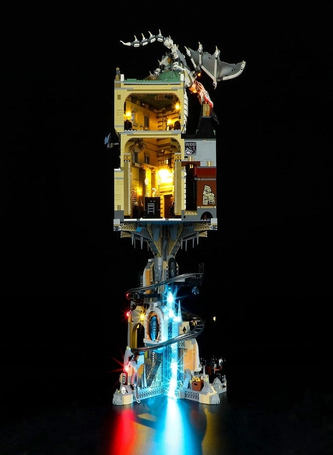 Led Lighting Kit for LEGO-76417 Gringotts Wizarding Bank - Compatible with Lego Harry Potter Building Set