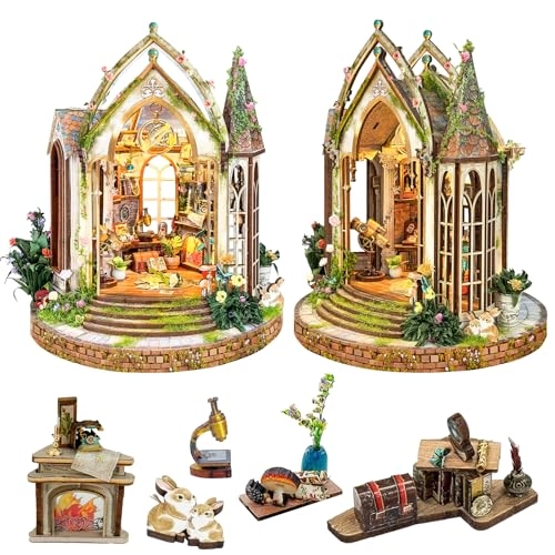 DIY Book Nook Kit - FLOWER HOUSE BOOKNOOK 1/32