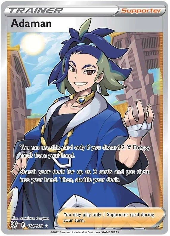 Pokémon Pokemon Adaman 181/189 - English + Toploader