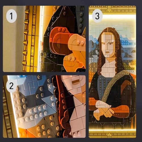 LED Light kit - Plastic for LEGO Mona Lisa 31213