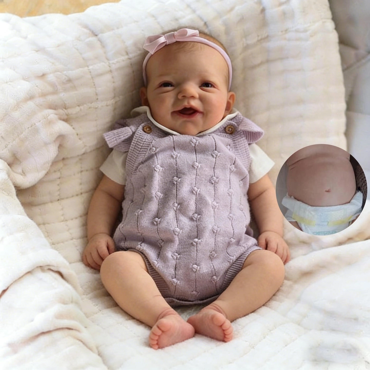 Reborn Baby Doll - 18 inches Full Silicone