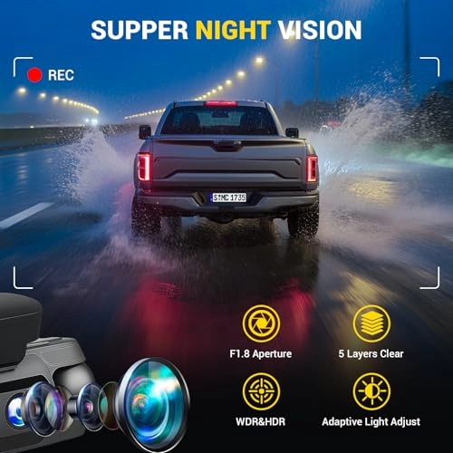 4 Channel Dash Cam - 4K