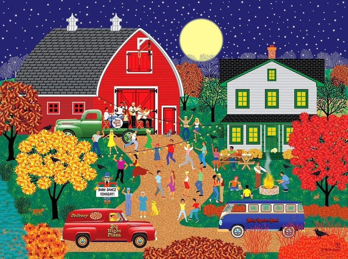 Cra-Z-Art Home Country Barn Dance Puzzle - 1000 pcs