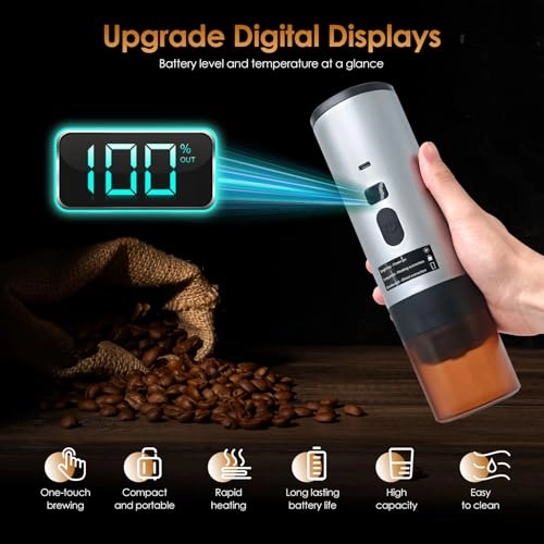 Portable Coffee Maker - 90 Milliliters NS/DG/Ground Coffee