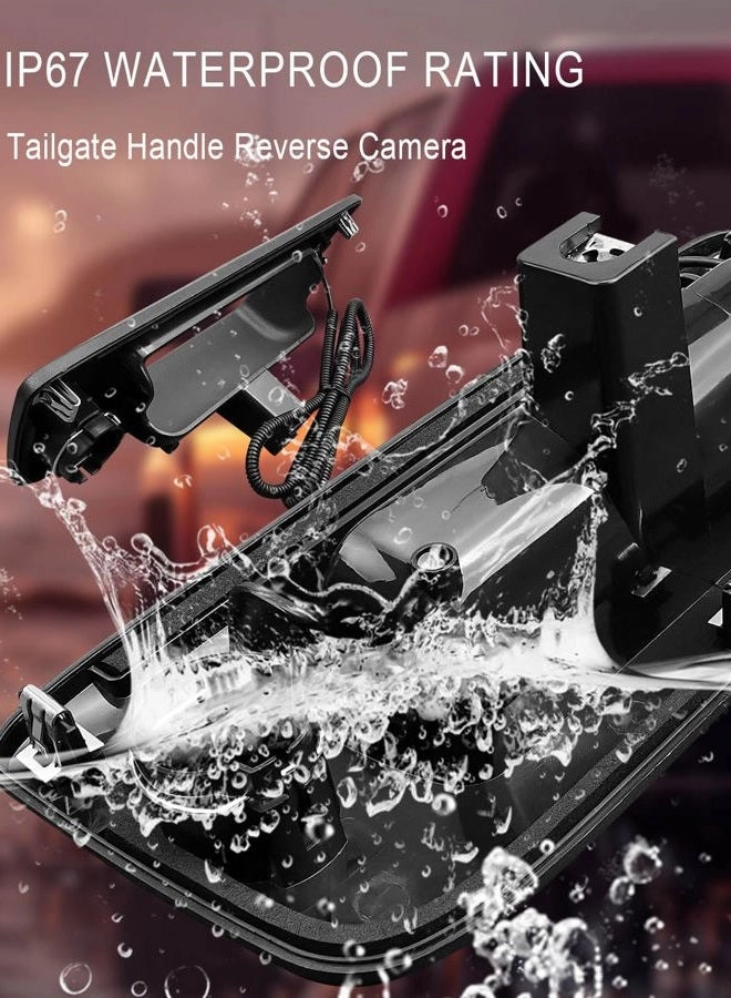 Rear View Backup Tailgate Handle Camera - 1080P