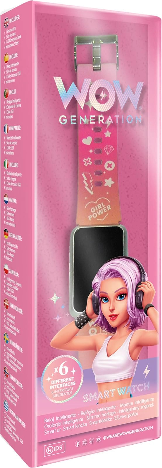 Double Strap Smart Watch