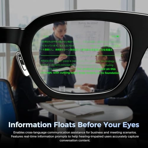 Smart Glasses - 30° FOV 1500 nits AI real-time translation