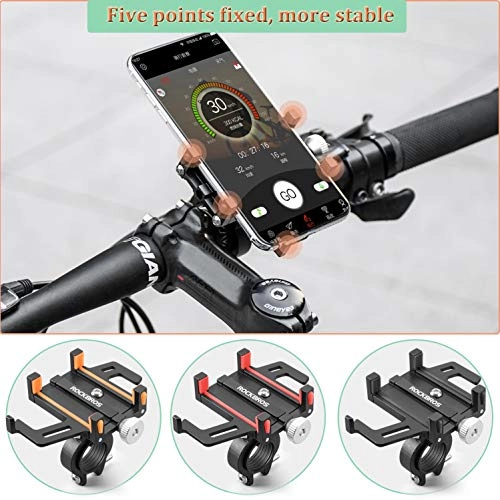 Universal 360 Degree Handlebar Mount - Anti-Vibration Adjustable Silicone for iPhone