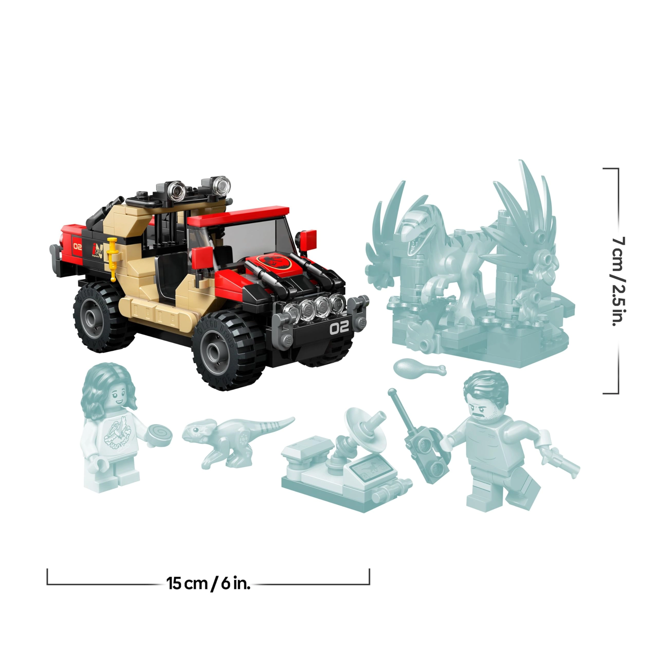Jurassic World Raptor Off-Road Escape (76972)