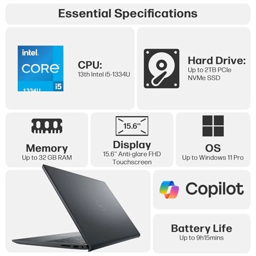Inspiron 15 3530 - 15.6'' Core i5-1334U 16GB DDR4 512GB SSD