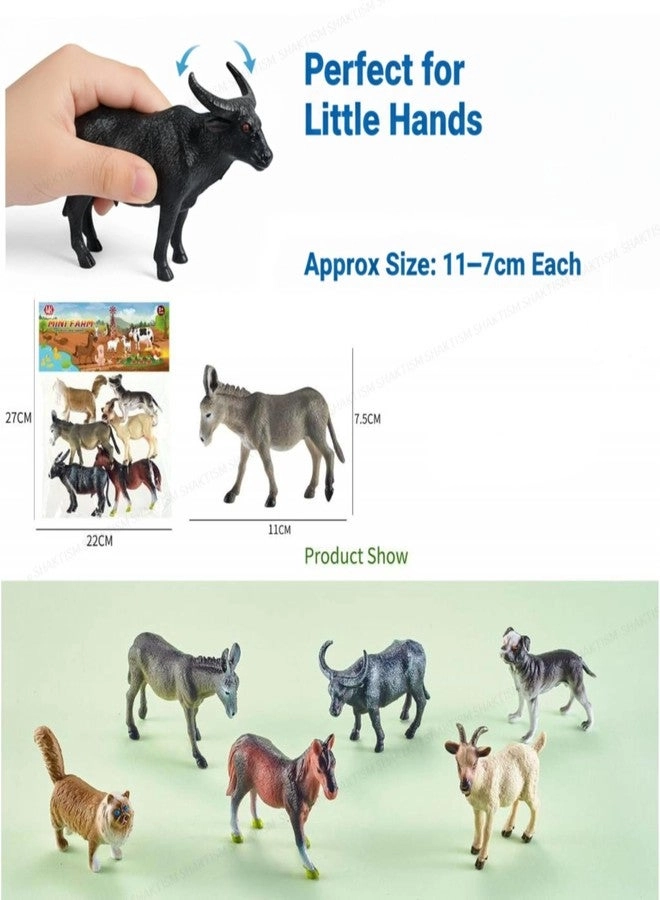Farm Animal Toys - 3+ 6 pieces