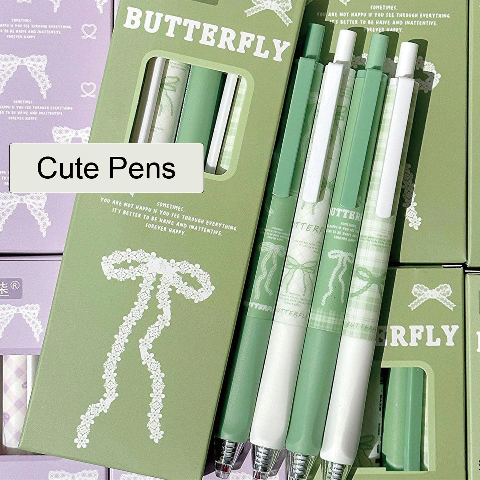 Gel Pen - 4Pcs 0.5mm