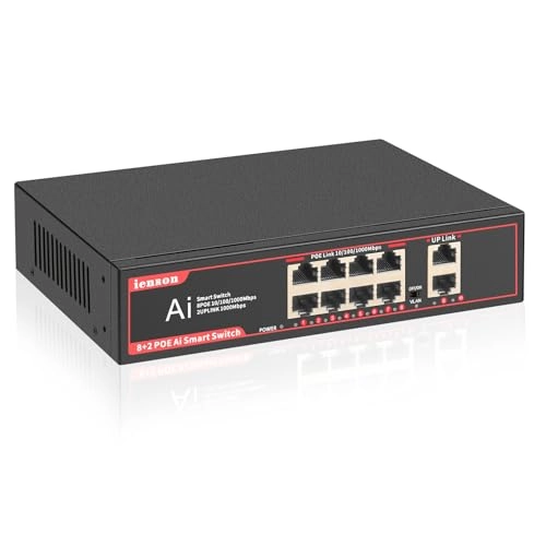 10-Port Vlan Gigabit| 8*Gigabit+2-Vlan 10-ports