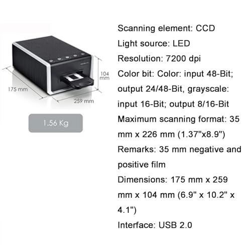35mm Film and Slide Scanner - USB 2.0