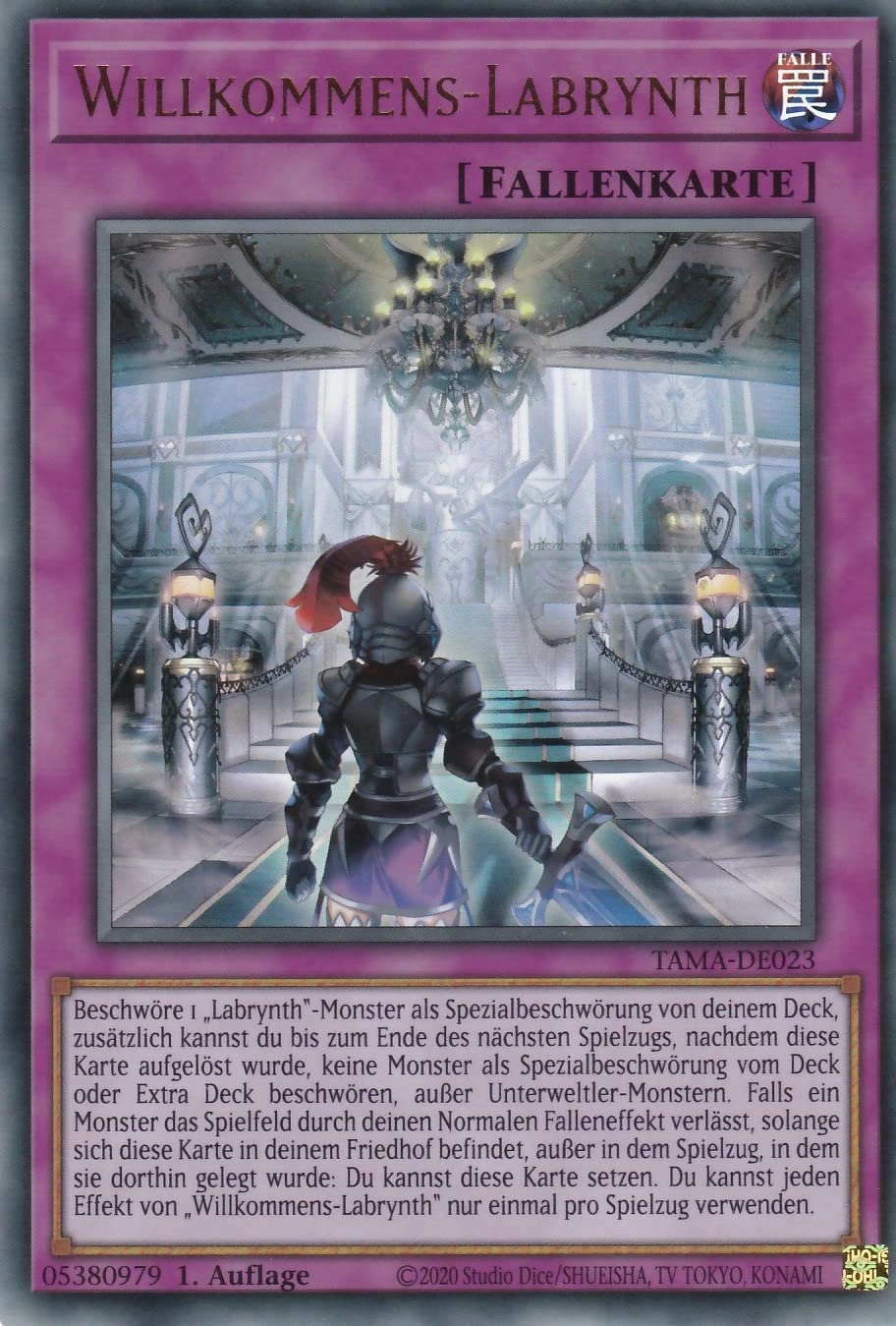 KNMI (Near Mint) Yugioh Welcome Labrynth TAMA-DE023 - German 1st Edition Set