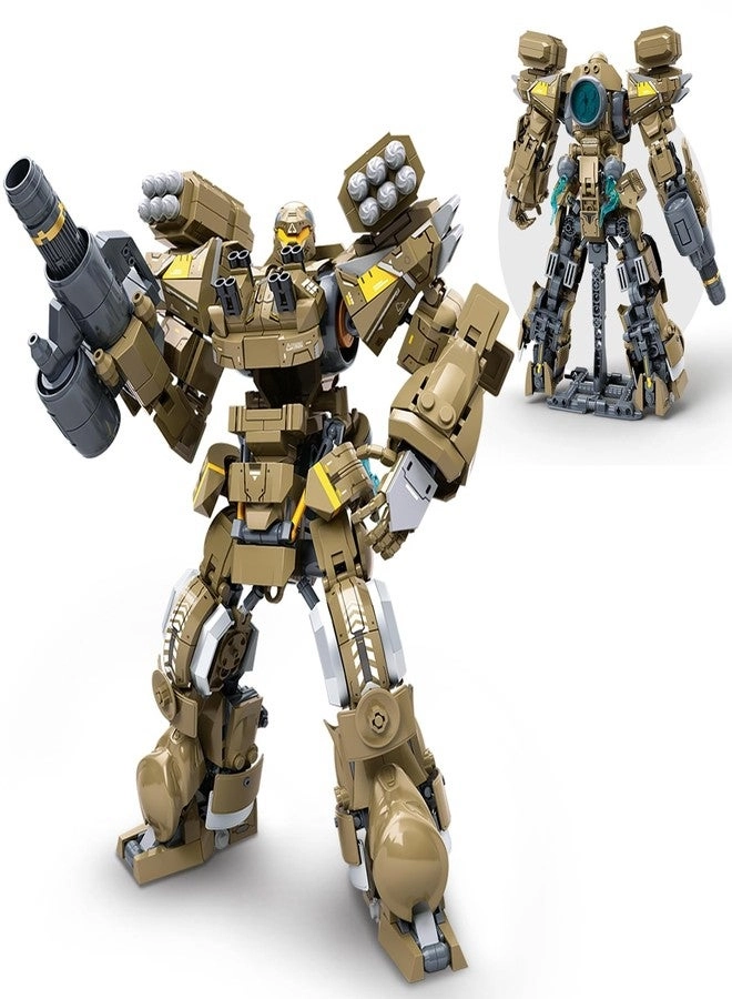 HIGH GODO Artillery Mech - City Warrior Justice Hero Soldier 581 pcs