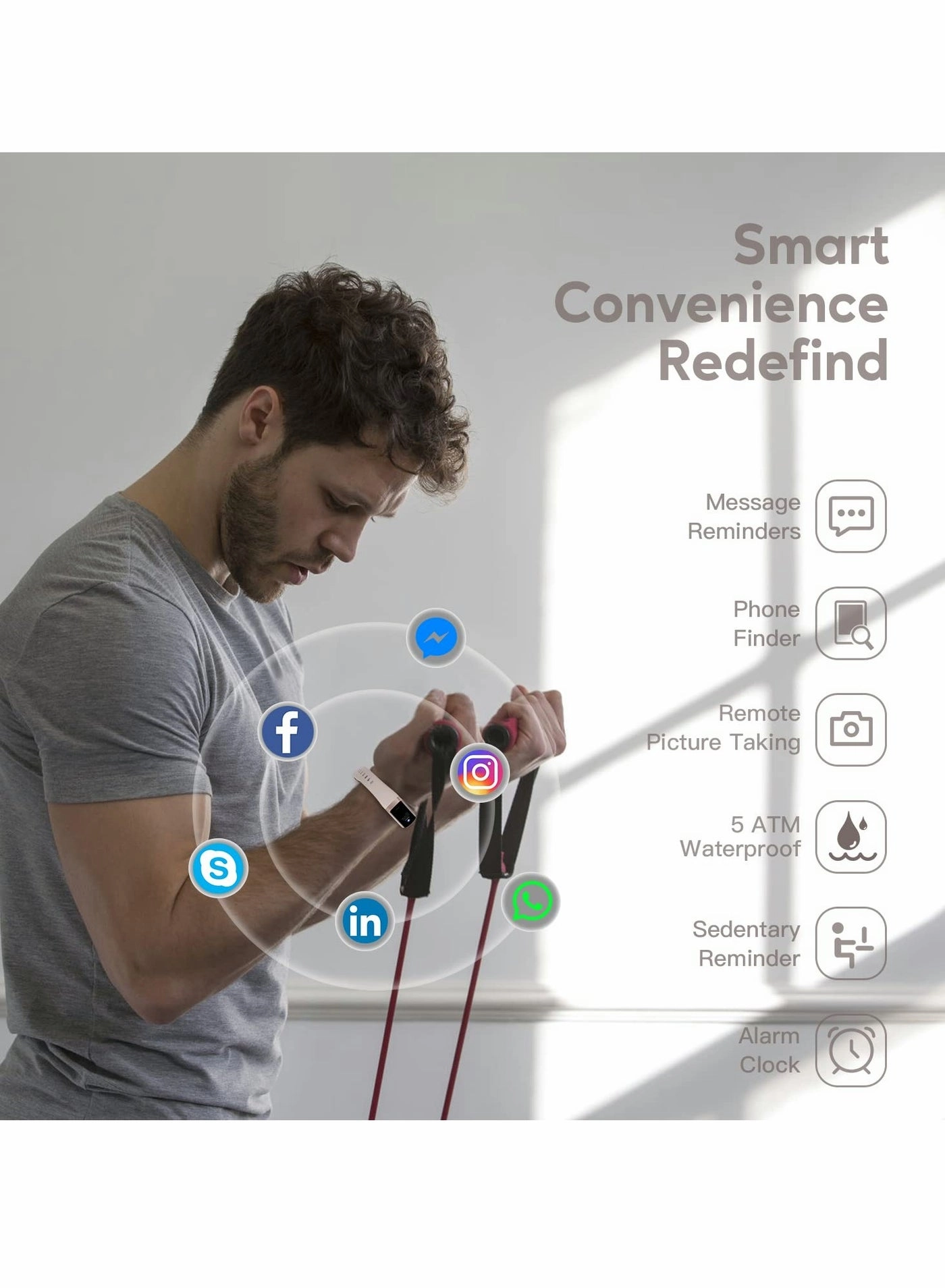 C60 - 1.10 inch AMOLED Heart Rate Monitor 5ATM