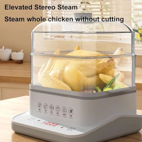 360° Steam Cycle Electric Food Steamer - 26L