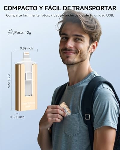 USB Stick - USB 3.0 Lightning Micro-USB USB-C 256GB