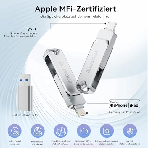 USB C Stick - Lightning 256GB